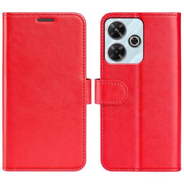 Xiaomi Redmi Note 13R/Poco M6 4G/Redmi 13 5G Wallet Case Magnetic Closure