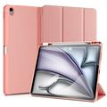 iPad Air 13 (2024) Dux Ducis Domo Tri-Fold Smart Folio Futrola - Roze