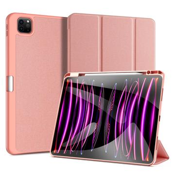 iPad Pro 13 (2024) Dux Ducis Domo Tri-Fold Smart Folio Futrola - Roze