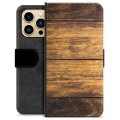 iPhone 13 Pro Max Premijum Futrola-Novčanik - Drvo