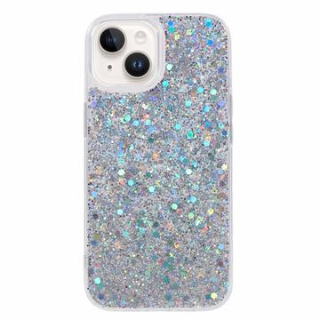 iPhone 14 Glitter Flakes TPU Maska