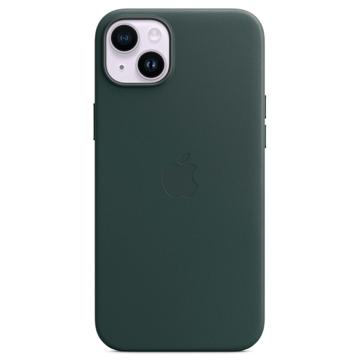 iPhone 14 Plus Apple Kožna Maska sa MagSafe Tehnologijom MPPA3ZM/A (Open-Box Satisfactory) - Forest Green