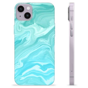 iPhone 14 Plus TPU Maska - Plavi Mermer