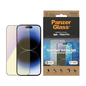 iPhone 14 Pro PanzerGlass Ultra-Wide Fit Anti-Blue Light EasyAligner Zaštitno Staklo - Crne Ivice