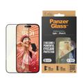 iPhone 15 PanzerGlass EyeCare Ultra-Wide Fit EasyAligner Tempered Glass Screen Protector - Black Edge