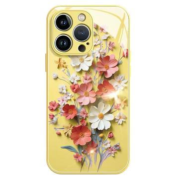 iPhone 15 Pro Max Flower Bouquet Hybrid Case - Yellow