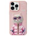 iPhone 15 Pro Max Nimmy Friends Cool&Cute 2.0 Cat Case - Pink