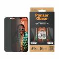 iPhone 15 Pro Max PanzerGlass Ultra-Wide Fit Privacy EasyAligner Zaštitno Staklo - Crne Ivice