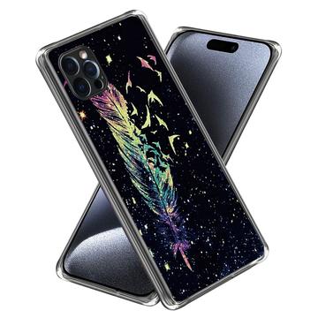 iPhone 15 Pro Stylish Ultratanka TPU Zaštitna Maska - Pero