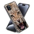 iPhone 15 Pro Stylish Ultratanka TPU Zaštitna Maska - Leopard