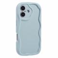 iPhone 16 Candy Color Wavy TPU Case