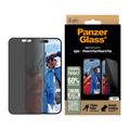 iPhone 16 Plus/15 Plus PanzerGlass Ultra-Wide Fit Privacy EasyAligner Zaštitno Staklo - Crne Ivice