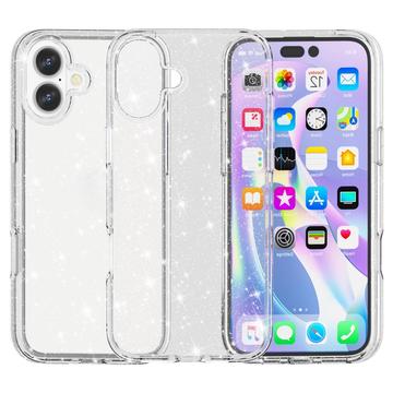 iPhone 16 Plus Stylish Glitter Series Hibridna Maska