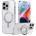 iPhone 16 Pro Magnetic Kickstand Hybrid Case - Transparent