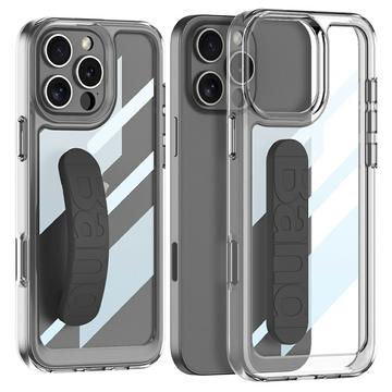 iPhone 16 Pro Max Clear Case with Silicone Hand Strap