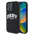 iPhone 16 Pro Max DKNY Liquid Silicone Arch Logo Case - MagSafe Compatible - Black