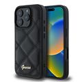 iPhone 16 Pro Max Guess Quilted Case - Black