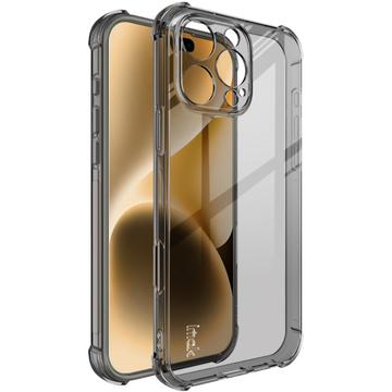 iPhone 16 Pro Max Imak TPU Maska Otporna na Padove - Providno Crna