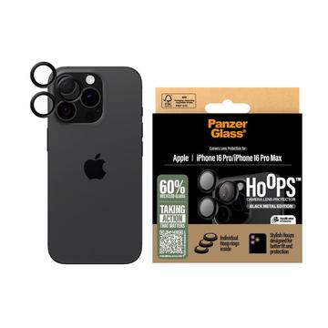 iPhone 16 Pro/16 Pro Max PanzerGlass Hoops Camera Lens Protector - Black