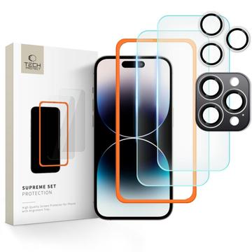 iPhone 16 Pro Tech-Protect Supreme Protection Set - Clear