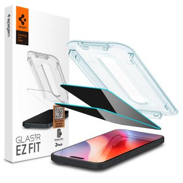 iPhone 16 Pro Spigen Glas.tR Ez Fit Privacy Zaštitno Kaljeno Staklo - 9H - 2 Kom.