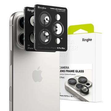 iPhone 16 Pro/16 Pro Max Ringke Zaštitno Kaljeno Staklo za Kameru - 2 Kom. - Crno