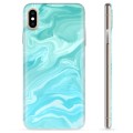 iPhone XS Max TPU Maska - Plavi Mermer