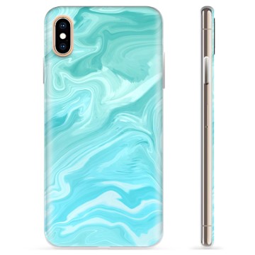 iPhone XS Max TPU Maska - Plavi Mermer