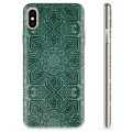 iPhone X / iPhone XS TPU Maska - Zelena Mandala