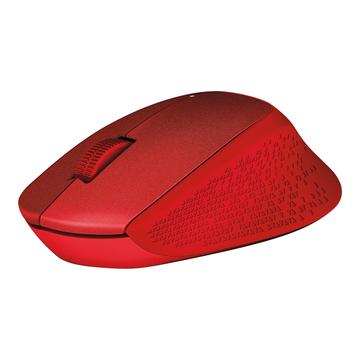 Logitech M330 SILENT PLUS Mekanisk Trådløs Rød