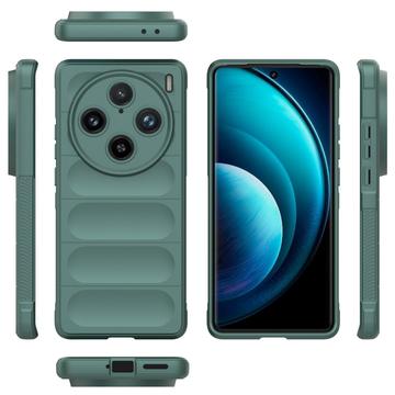 vivo X100 Pro Rugged Serija TPU Maska - Zelena