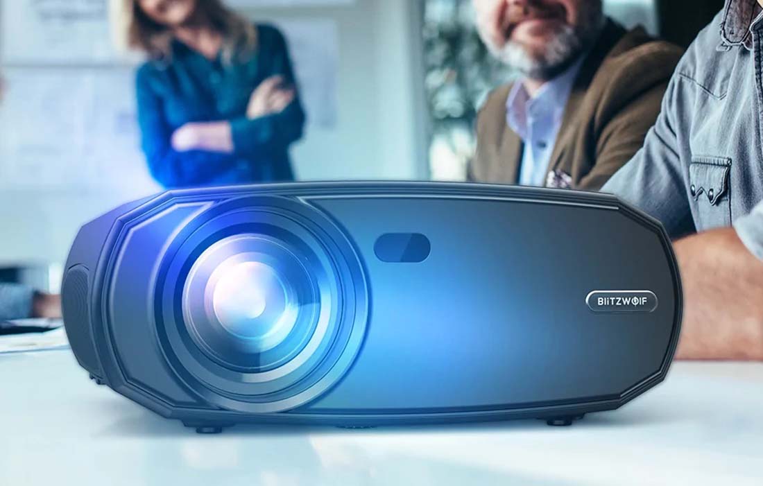 BlitzWolf BW-VP13 LED Projector - 1080p, 6000lm - Black