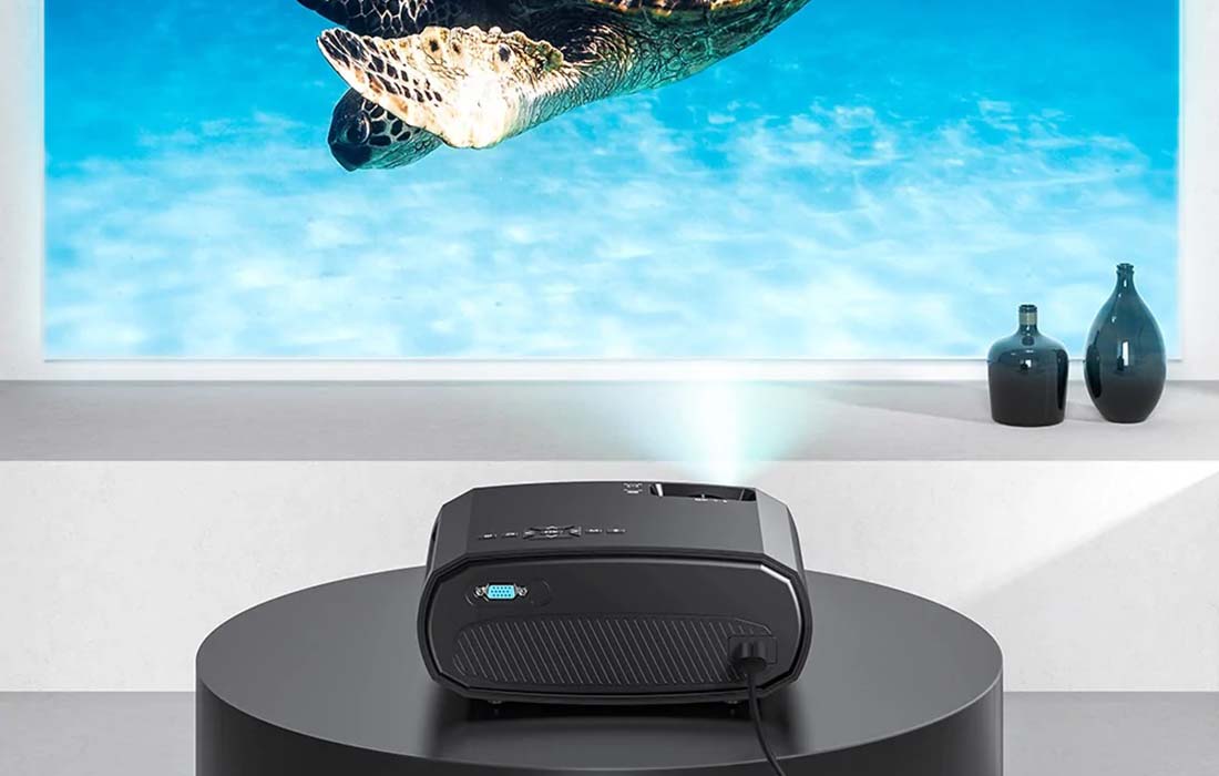 BlitzWolf BW-VP13 LED Projector - 1080p, 6000lm - Black